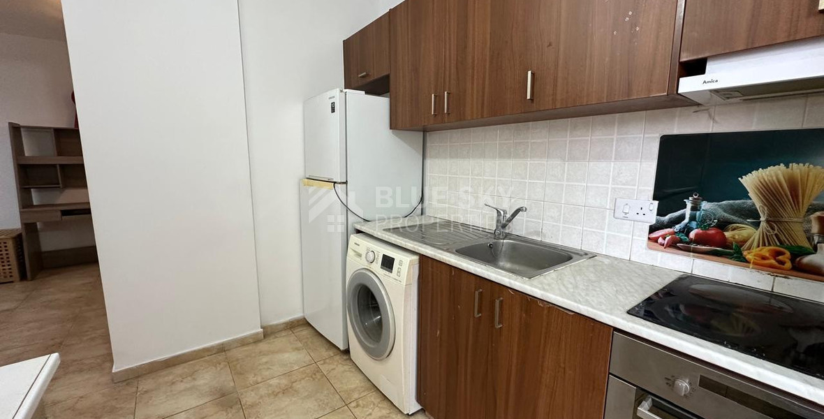 Comfortable and well-maintained one-bedroom apartment for rent in the Zakaki area of Limassol.