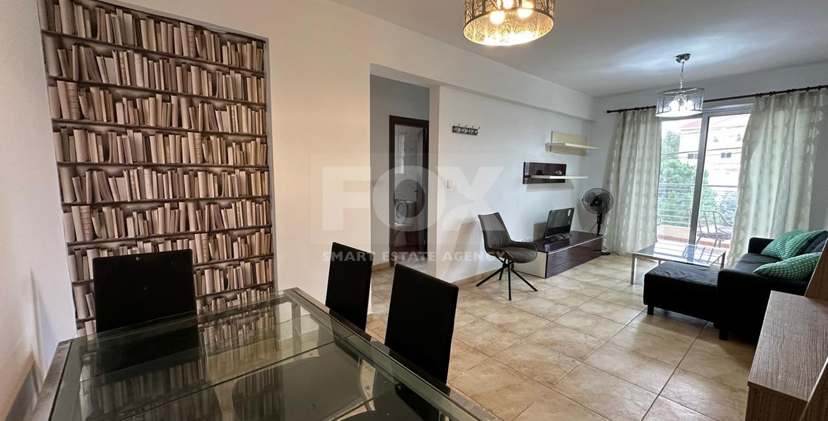 Comfortable and well-maintained one-bedroom apartment for rent in the Zakaki area of Limassol.