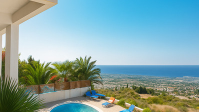 Five  Bedroom House For Sale In Tala Paphos Cyprus-Title Deeds: Available