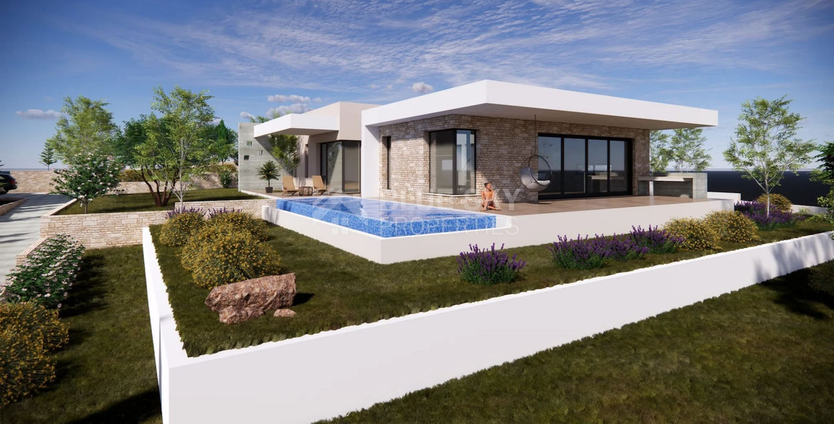Five bedroom luxury bungalow in Tala Community, in Paphos for sale