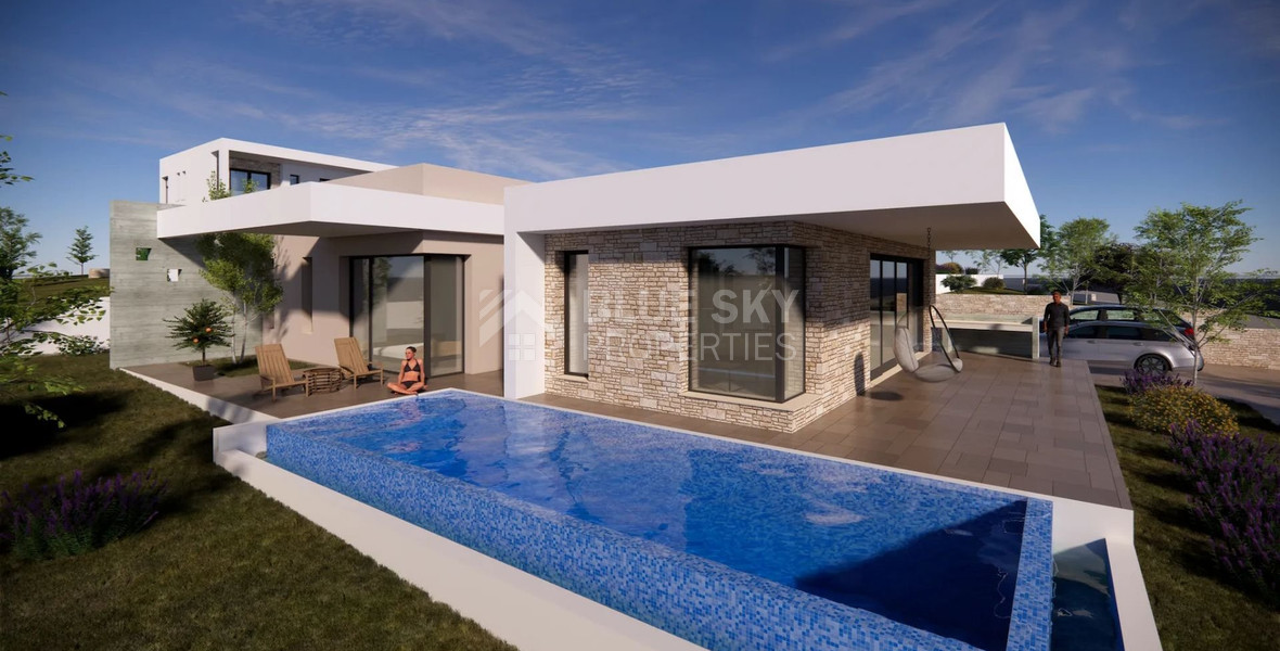 Five bedroom luxury bungalow in Tala Community, in Paphos for sale