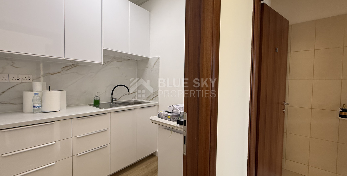 For Rent Premium Fully Furnished Commercial Offices - Commercial Avenue central Limassol Mesa Geitonia.