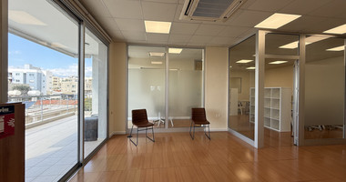 For Rent Premium Fully Furnished Commercial Offices - Commercial Avenue central Limassol Mesa Geitonia.