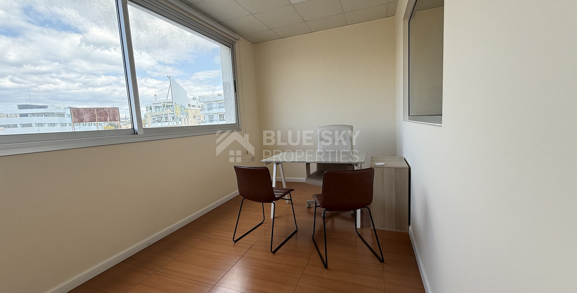 For Rent Premium Fully Furnished Commercial Offices - Commercial Avenue central Limassol Mesa Geitonia.