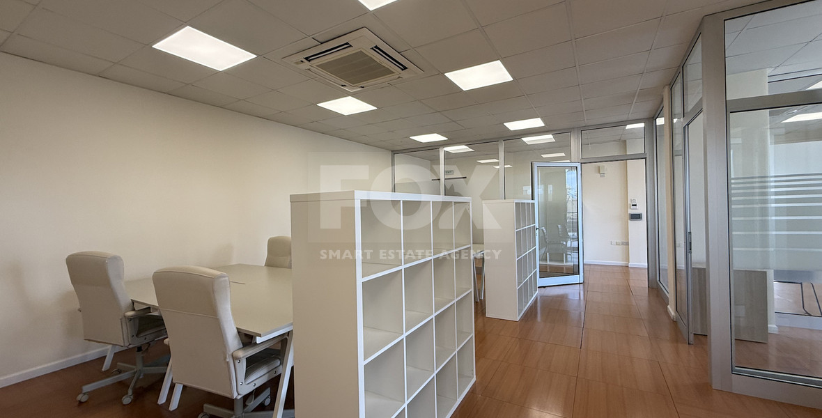 For Rent Premium Fully Furnished Commercial Offices - Commercial Avenue central Limassol Mesa Geitonia.