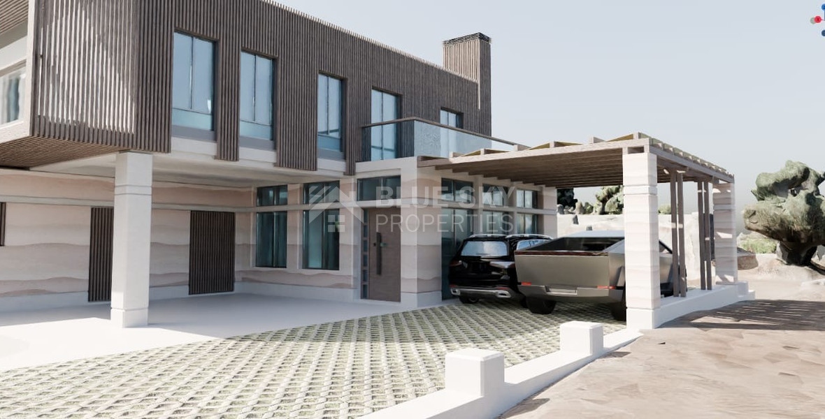 SALE: PLANING PERMIT- FOUNDATIONS READY - TWO ENERGY EFFICIENT RESIDENCES IN MATHIKOLONI