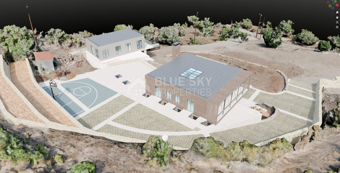 SALE: PLANING PERMIT- FOUNDATIONS READY - TWO ENERGY EFFICIENT RESIDENCES IN MATHIKOLONI