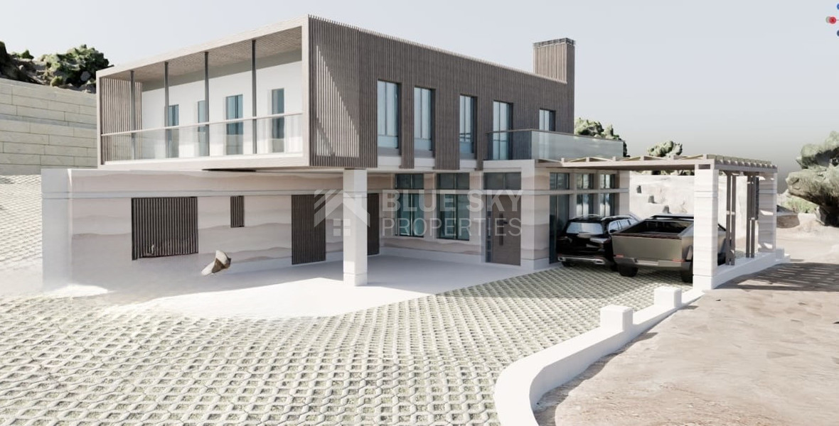 SALE: PLANING PERMIT- FOUNDATIONS READY - TWO ENERGY EFFICIENT RESIDENCES IN MATHIKOLONI