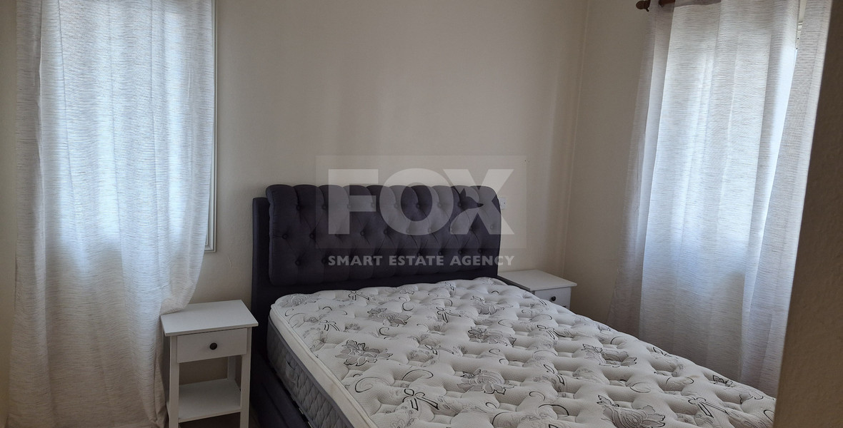 Spacious, fully furnished  two bedroom, two bath apartment — Ground floor — Agios Theodoros For Rent