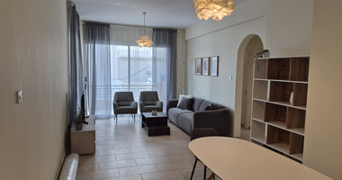 Spacious, fully furnished  two bedroom, two bath apartment — Ground floor — Agios Theodoros For Rent