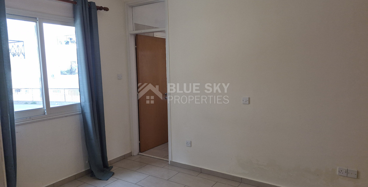 Spacious, fully furnished  two bedroom, two bath apartment — Ground floor — Agios Theodoros For Rent