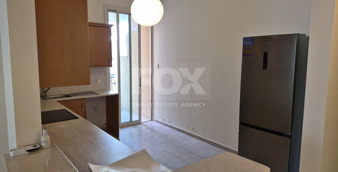 Spacious, fully furnished  two bedroom, two bath apartment — Ground floor — Agios Theodoros For Rent