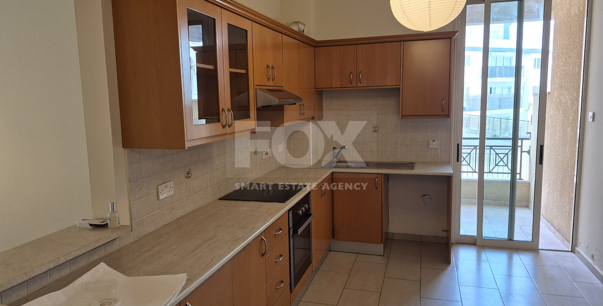 Spacious, fully furnished  two bedroom, two bath apartment — Ground floor — Agios Theodoros For Rent