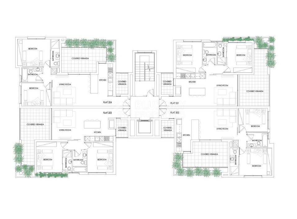 Modern two-Bedroom Apartment for Sale in Ekali, Limassol – Second Floor with Veranda, Garden & Parking