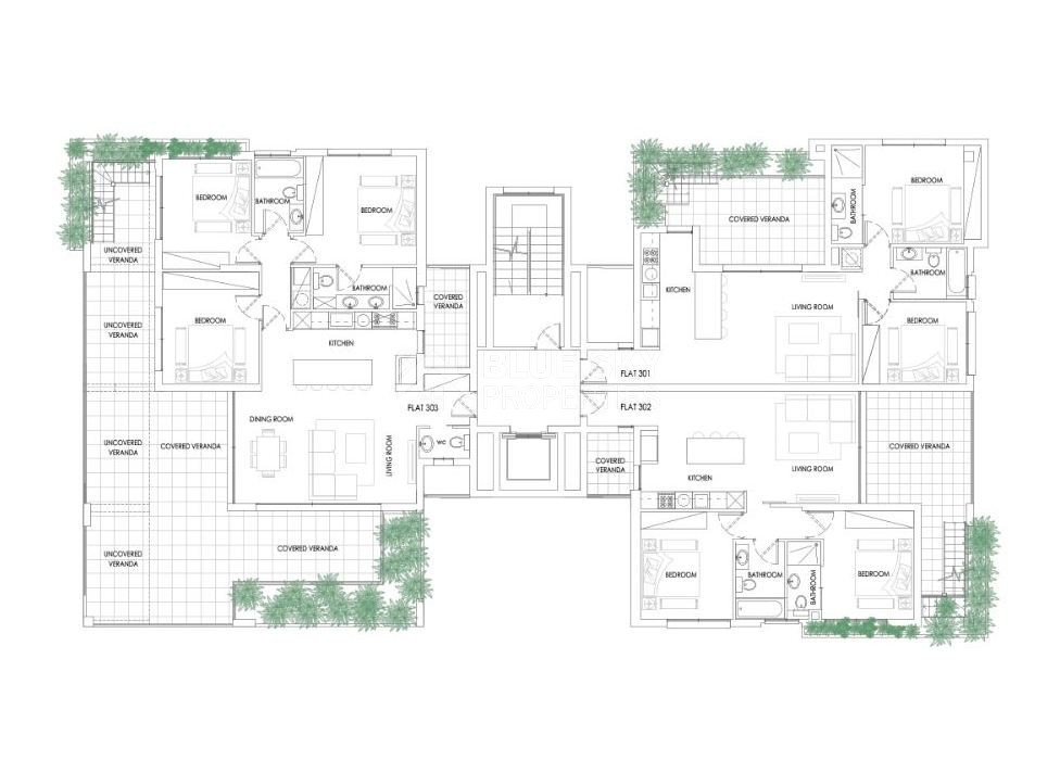 Modern two-Bedroom Apartment for Sale in Ekali, Limassol – Third Floor with Private Roof Garden