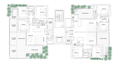 Modern Three-Bedroom Apartment for Sale in Ekali, Limassol – Third Floor with Private Roof Garden