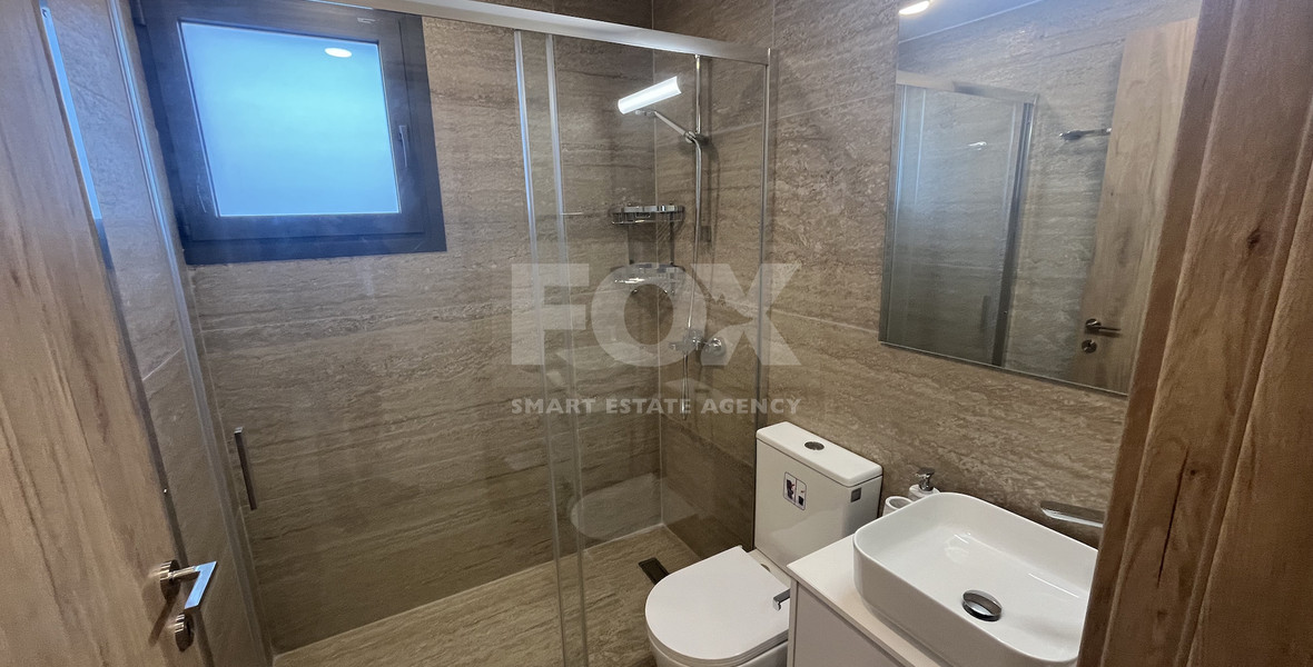 For Rent Brand-New Three Bedroom  Apartment with Sea View and Roof-Garden in Ypsonas