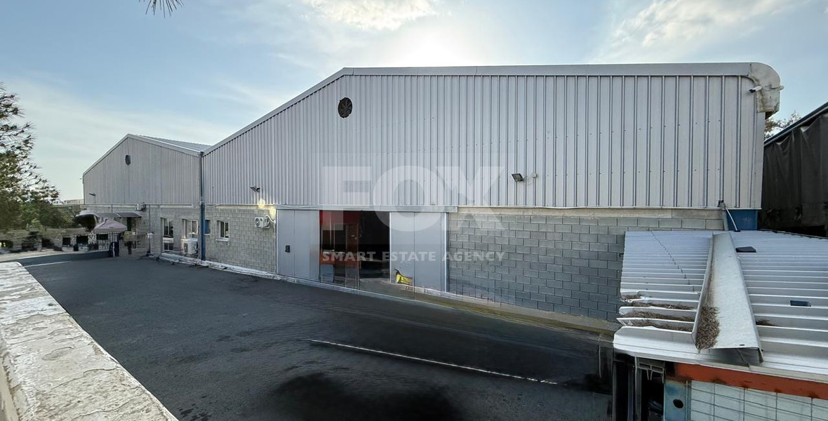 SALE: Industrial Warehouse in Agios Sylas area of Ypsonas