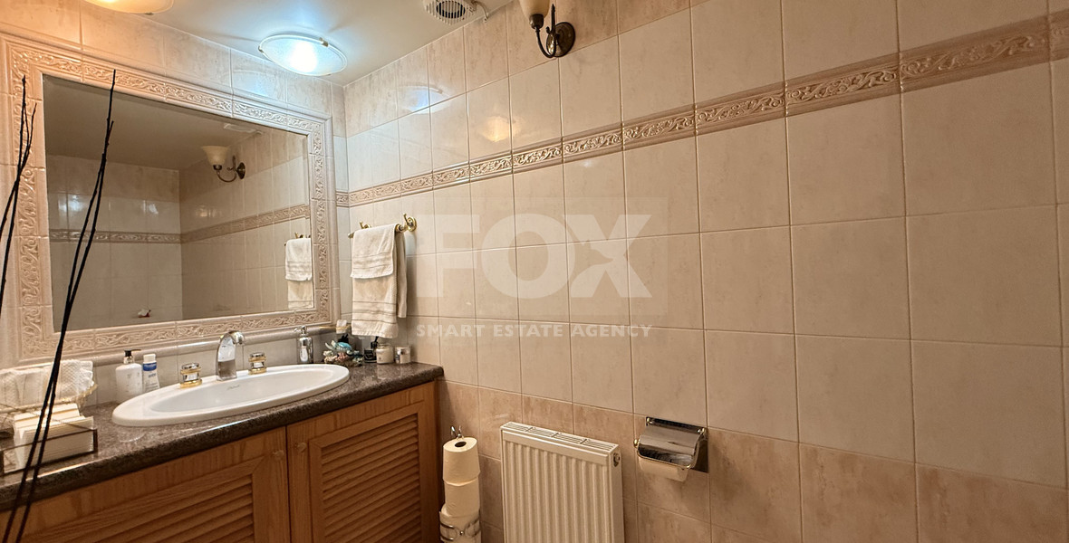 SALE: ELEGANT VILLA IN THE KALOGYRI AREA OF LIMASSOL WITH LARGE GARDENS AND ENTERTAINING AREAS.