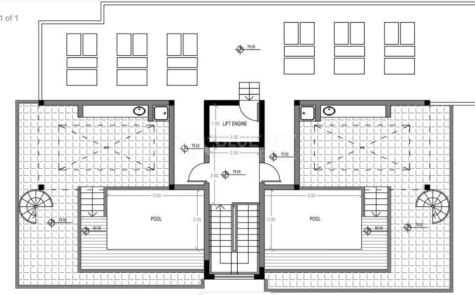 For Sale Luxury Two-Bedroom Penthouse with Private Rooftop Pool in Potamos Germasogeias, Limassol
