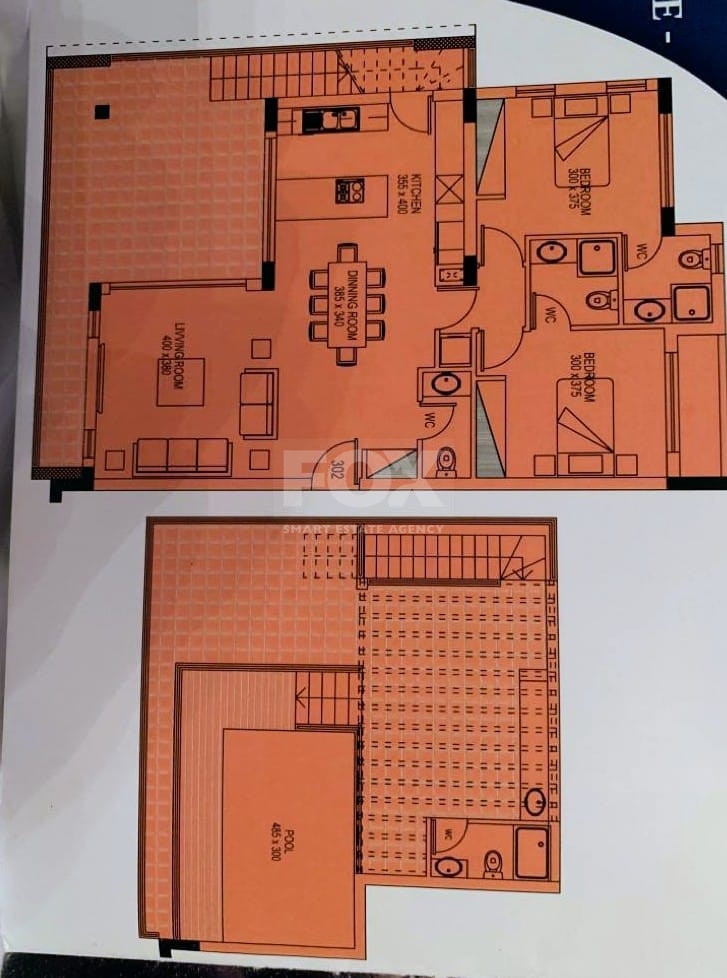 For Sale Luxury Two-Bedroom Penthouse with Private Rooftop Pool in Potamos Germasogeias, Limassol