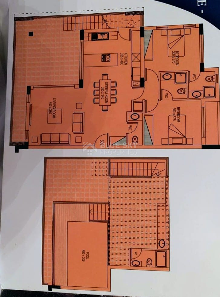 For Sale Luxury Two-Bedroom Penthouse with Private Rooftop Pool in Potamos Germasogeias, Limassol