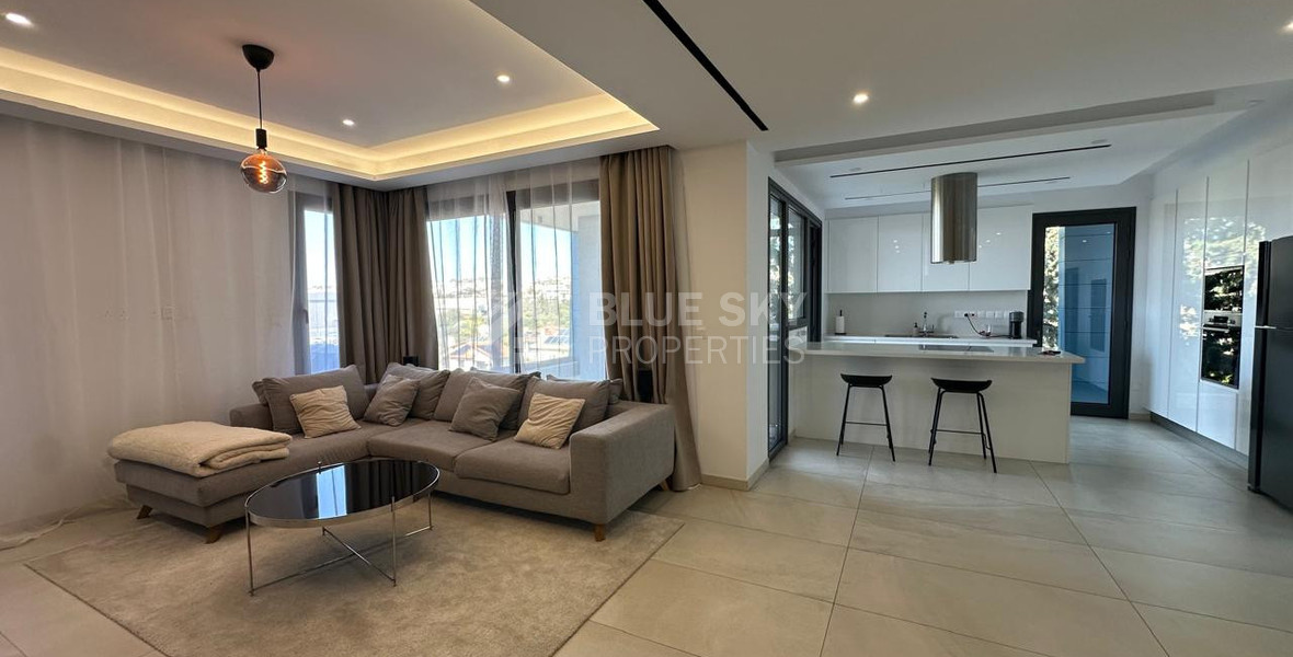 For Sale Luxury Two-Bedroom Penthouse with Private Rooftop Pool in Potamos Germasogeias, Limassol