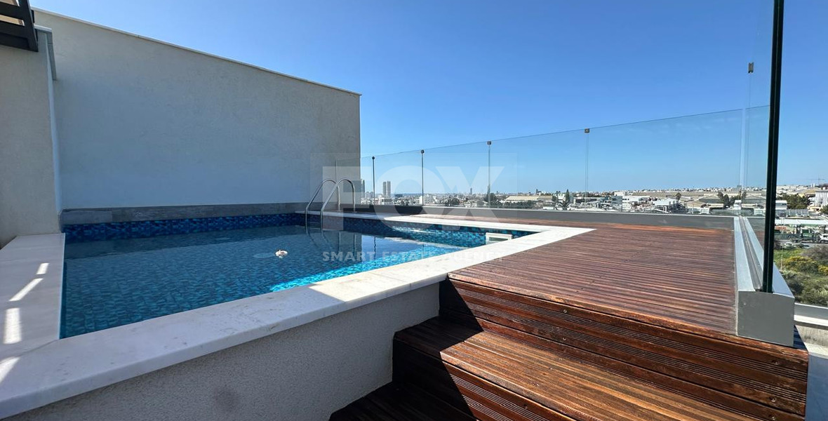 For Sale Luxury Two-Bedroom Penthouse with Private Rooftop Pool in Potamos Germasogeias, Limassol