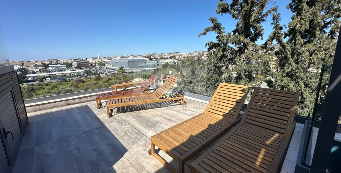 For Sale Luxury Two-Bedroom Penthouse with Private Rooftop Pool in Potamos Germasogeias, Limassol
