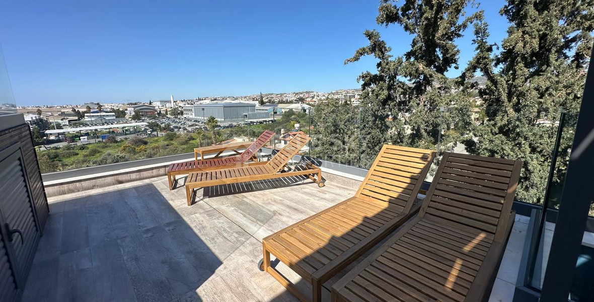 For Sale Luxury Two-Bedroom Penthouse with Private Rooftop Pool in Potamos Germasogeias, Limassol