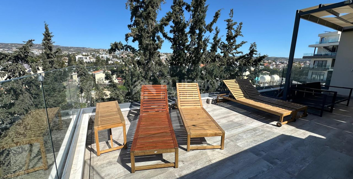 For Sale Luxury Two-Bedroom Penthouse with Private Rooftop Pool in Potamos Germasogeias, Limassol