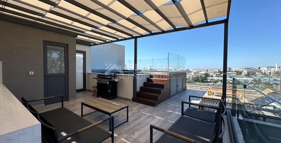 For Sale Luxury Two-Bedroom Penthouse with Private Rooftop Pool in Potamos Germasogeias, Limassol