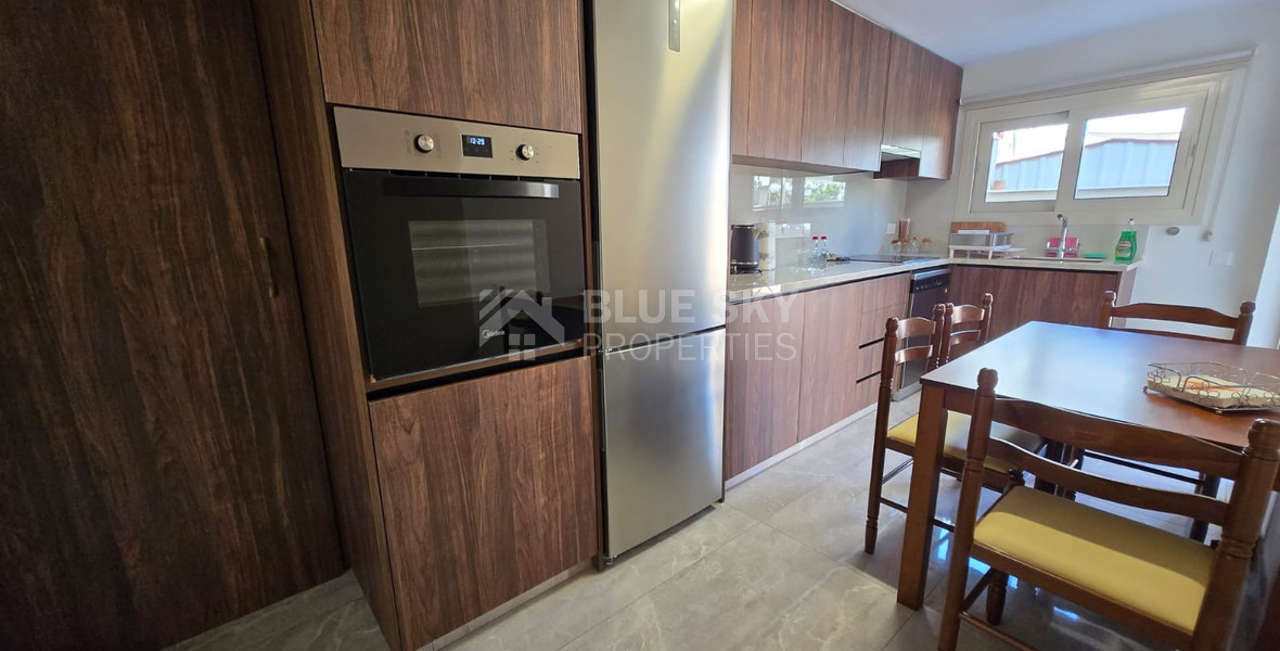 Two Bedroom Fully Renovated Ground Floor Apartment for Rent in Mesa Gitonia, Limassol (near St Nicholas)