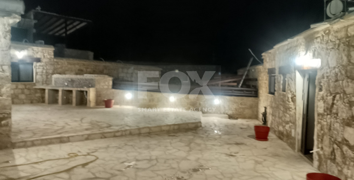 Three Bedroom Stone House in Kritou Terra For Rent