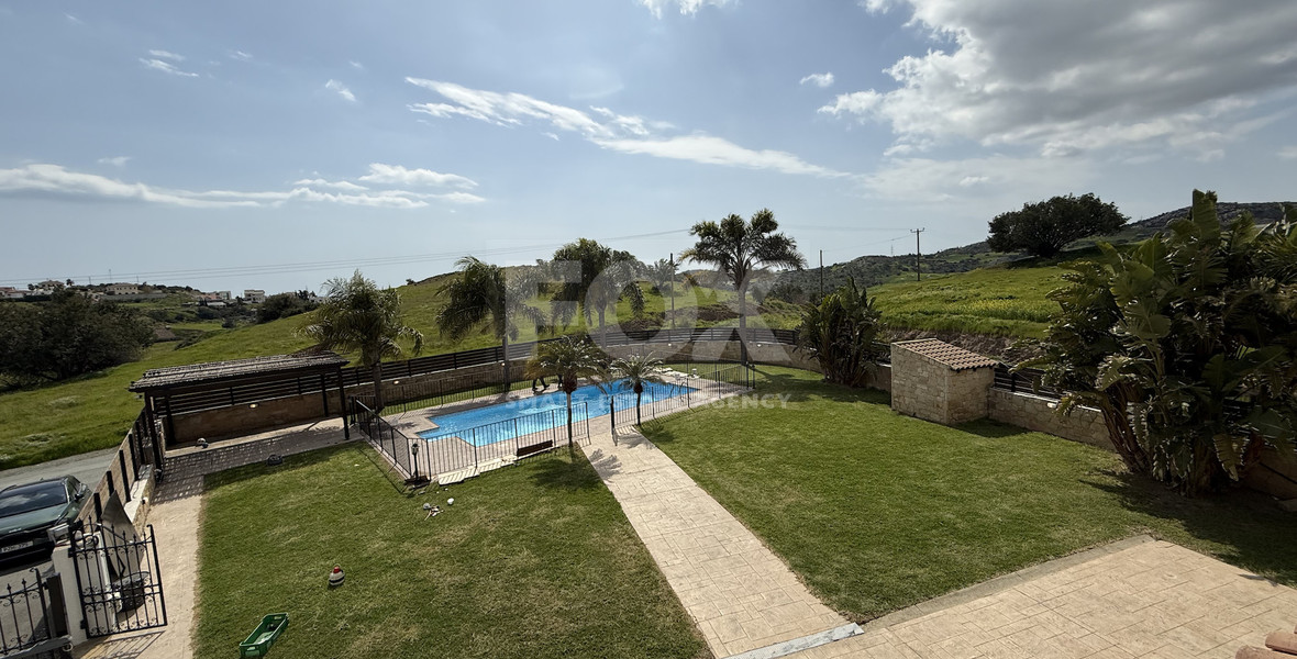 FOR RENT FOUR PLUS ONE BEDROOM VILLA WITH PRIVATE LANDSCAPED GARDENS AND SWIMMING POOL IN PAREKLISSIA.