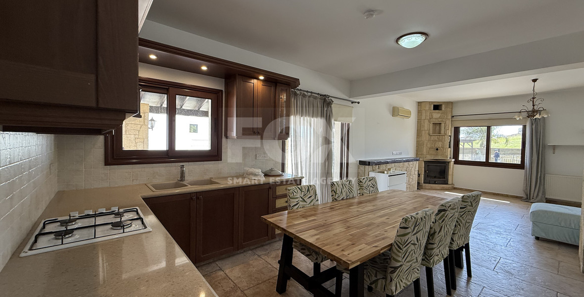 FOR RENT FOUR PLUS ONE BEDROOM VILLA WITH PRIVATE LANDSCAPED GARDENS AND SWIMMING POOL IN PAREKLISSIA.