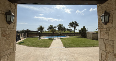 FOR RENT FOUR PLUS ONE BEDROOM VILLA WITH PRIVATE LANDSCAPED GARDENS AND SWIMMING POOL IN PAREKLISSIA.