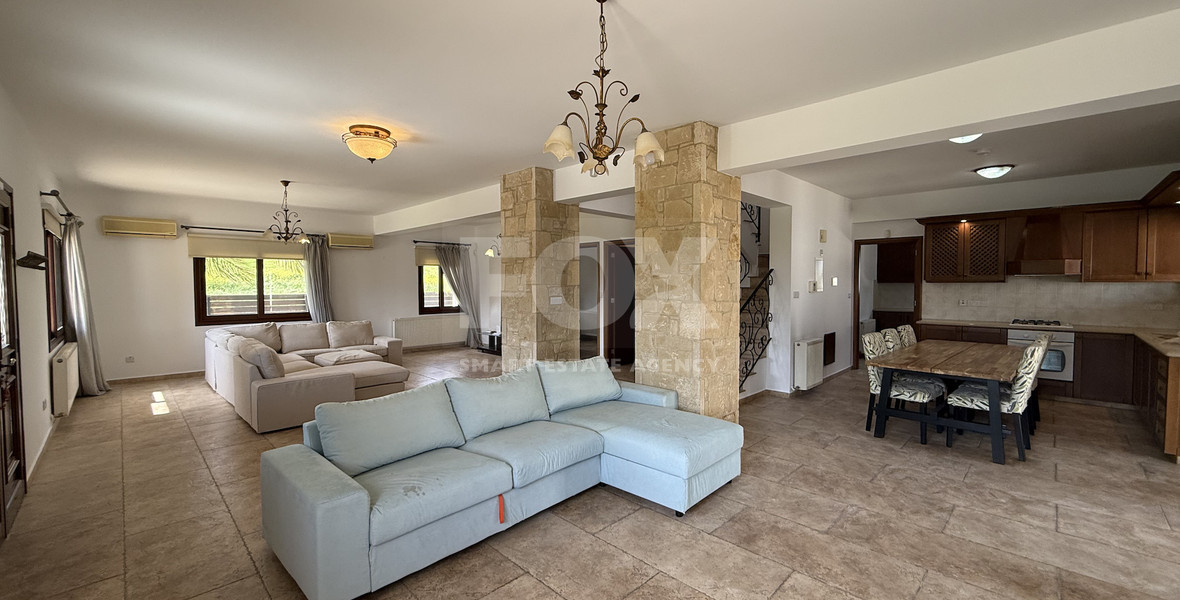 FOR RENT FOUR PLUS ONE BEDROOM VILLA WITH PRIVATE LANDSCAPED GARDENS AND SWIMMING POOL IN PAREKLISSIA.