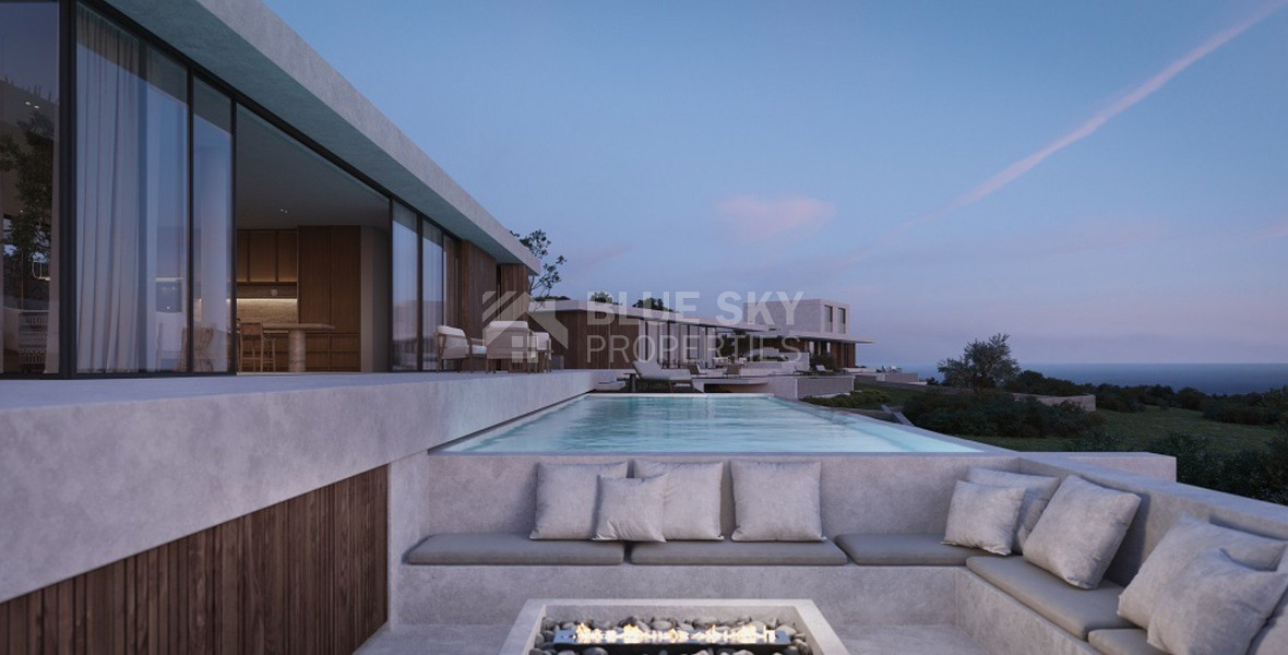 Luxury five bedroom  Seaview Villas with lower floor in a Prestigious Sea Caves, in Peyia , Paphos