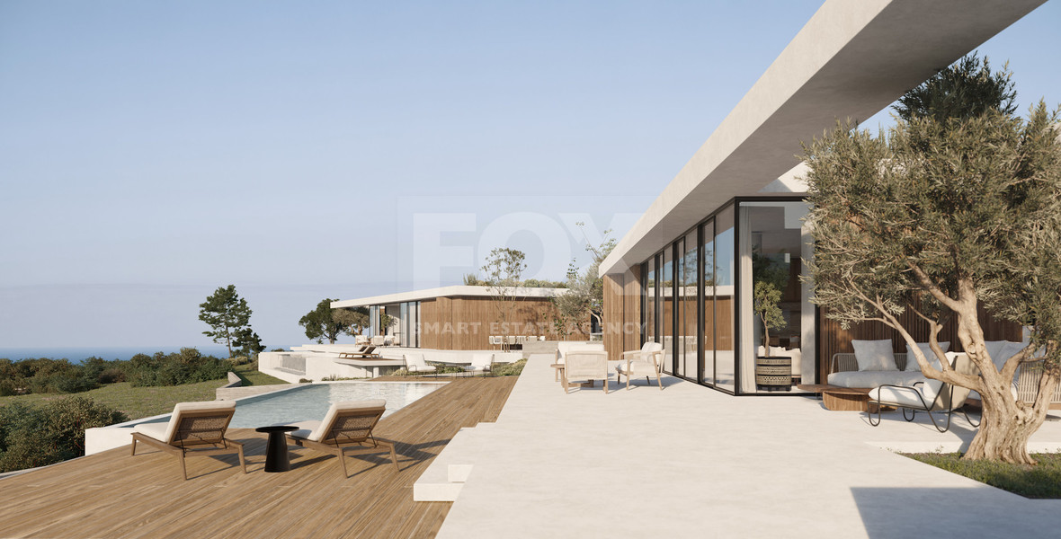 Luxury five bedroom  Seaview Villas with lower floor in a Prestigious Sea Caves, in Peyia , Paphos