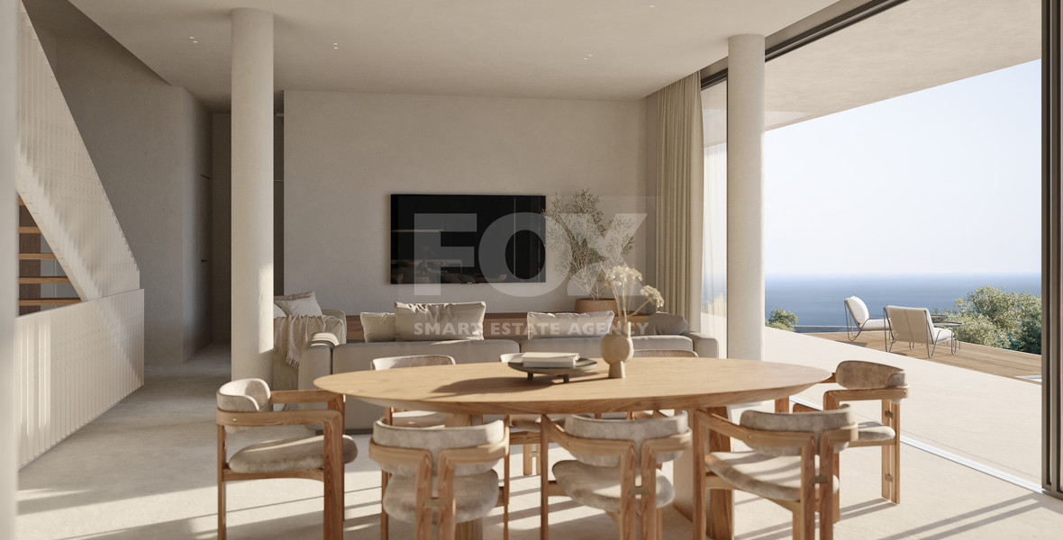 Luxury five bedroom  Seaview Villas with lower floor in a Prestigious Sea Caves, in Peyia , Paphos