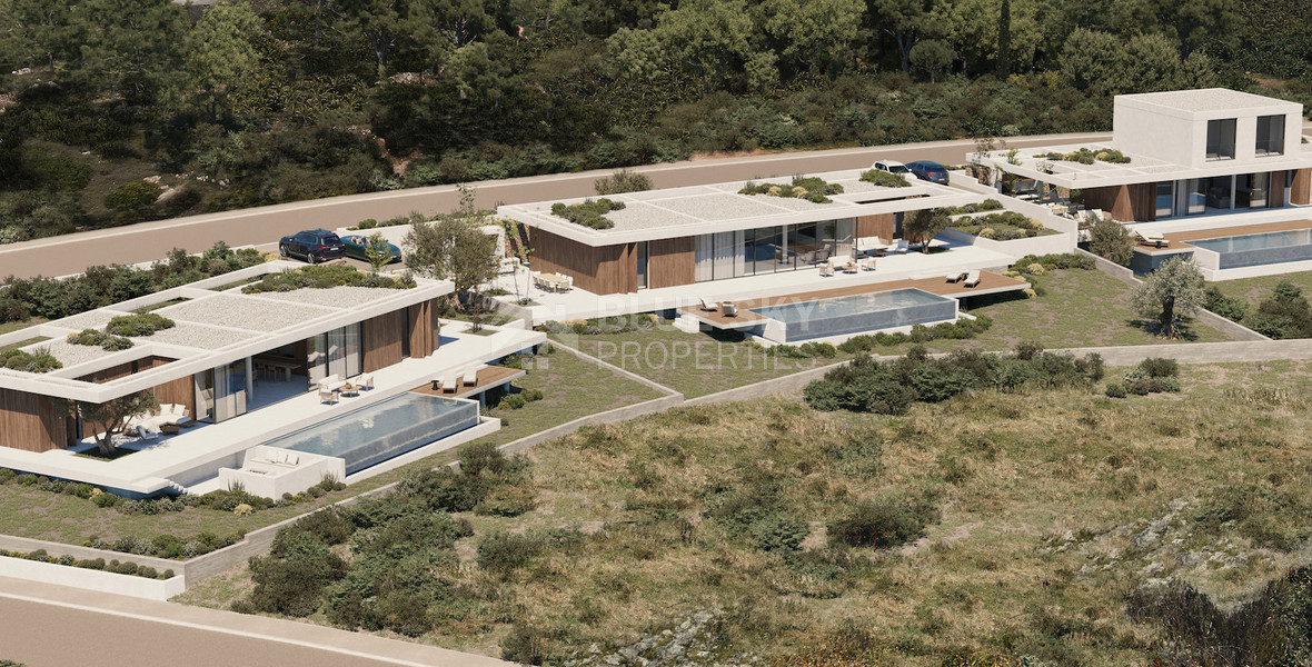 Luxury four bedroom  Seaview Villas with lower floor in a Prestigious Sea Caves, in Peyia , Paphos