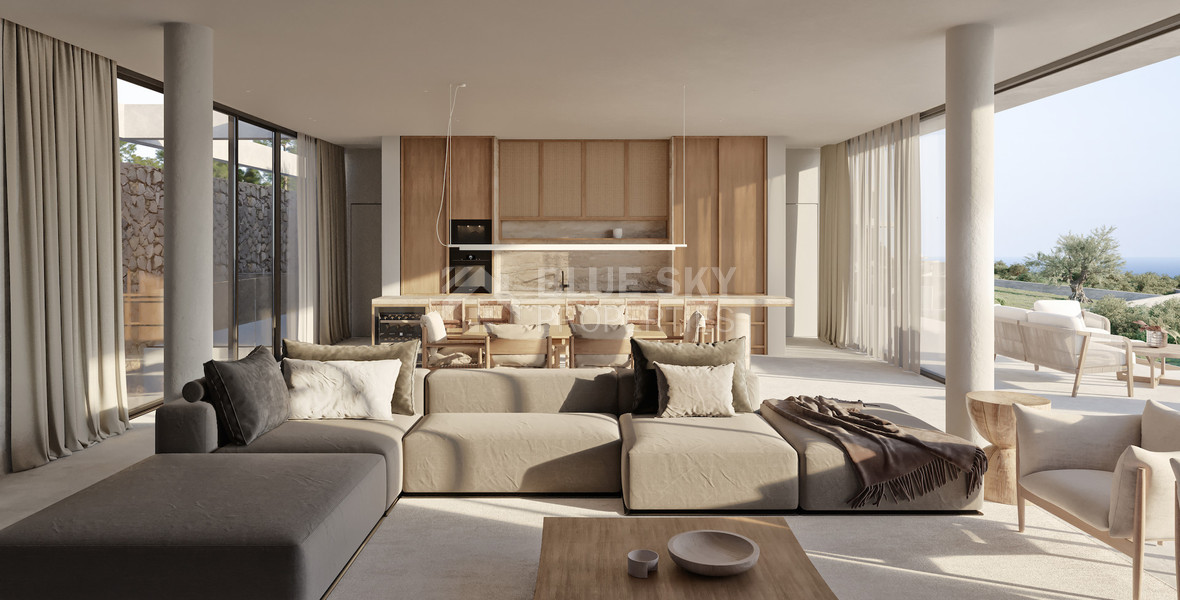 Luxury four bedroom  Seaview Villas with lower floor in a Prestigious Sea Caves, in Peyia , Paphos