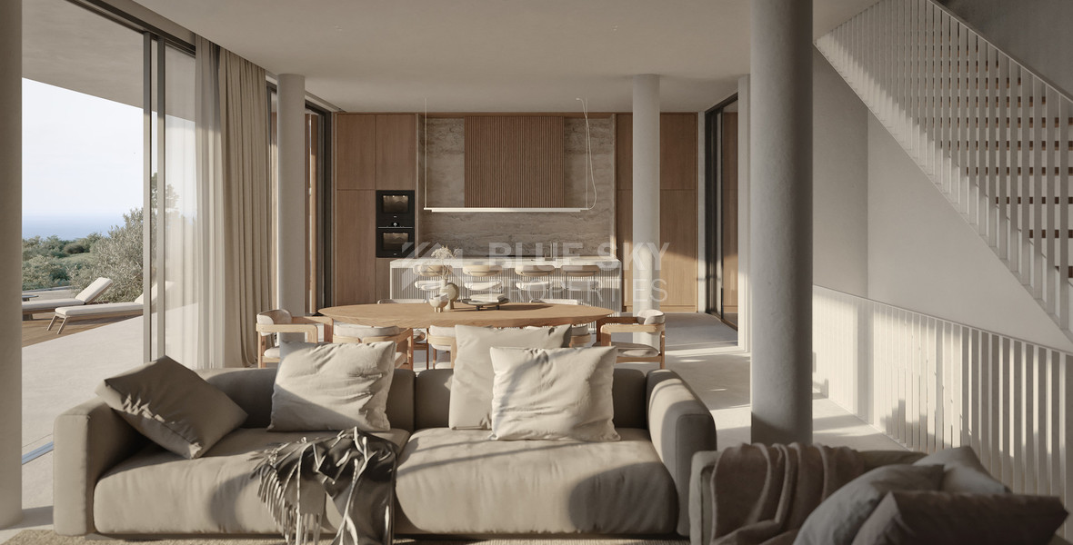 Luxury four bedroom  Seaview Villas with lower floor in a Prestigious Sea Caves, in Peyia , Paphos