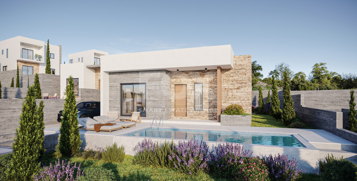 For sale, spacious four bedroom Detached House with Private Pool in Pegeia, Paphos