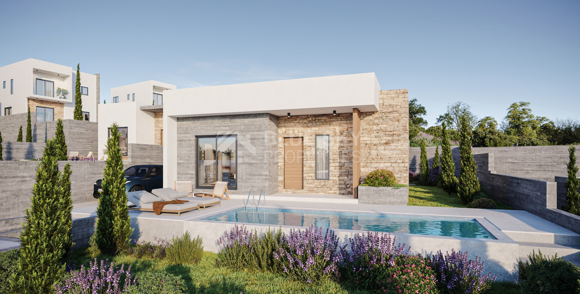 For sale, spacious four bedroom Detached House with Private Pool in Pegeia, Paphos