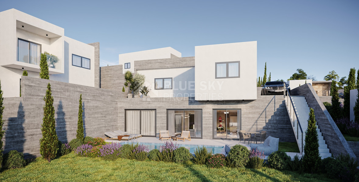 For sale, spacious four Bedroom Detached House with Private Pool in Pegeia, Paphos