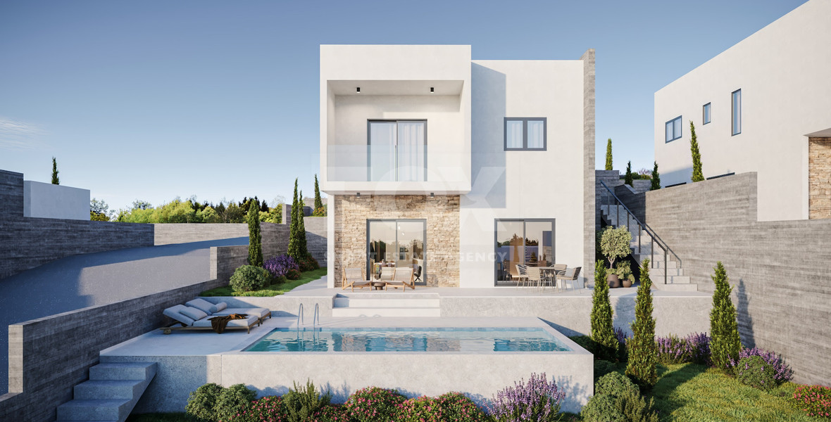 For sale, spacious four Bedroom Detached House with Private Pool in Pegeia, Paphos