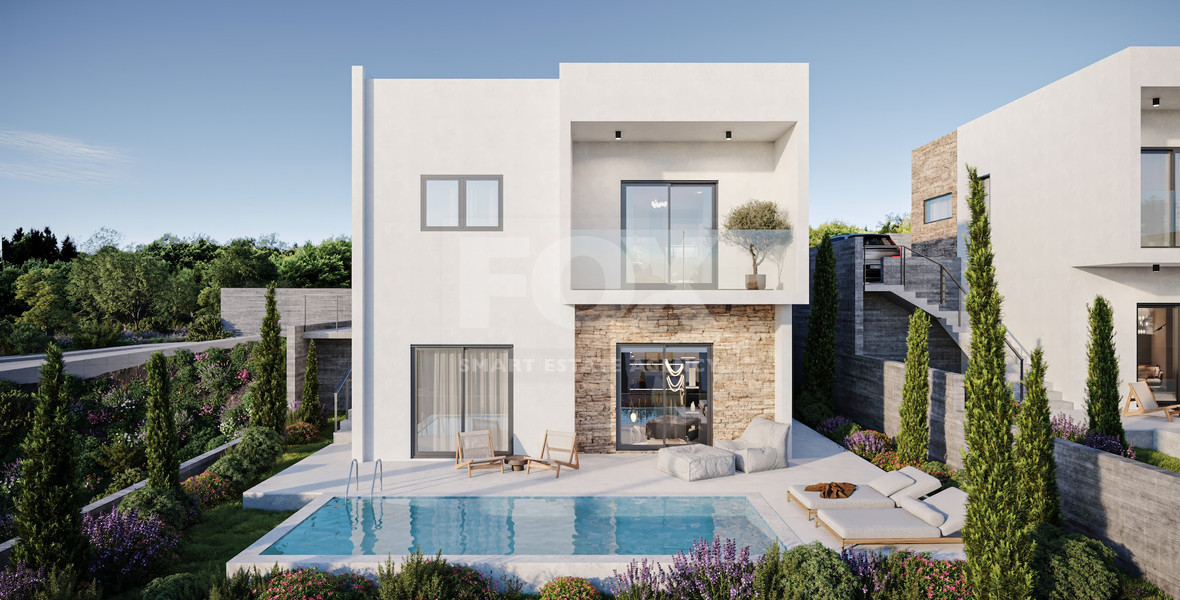 For sale , spacious three Bedroom Detached House with Private Pool in Pegeia, Paphos