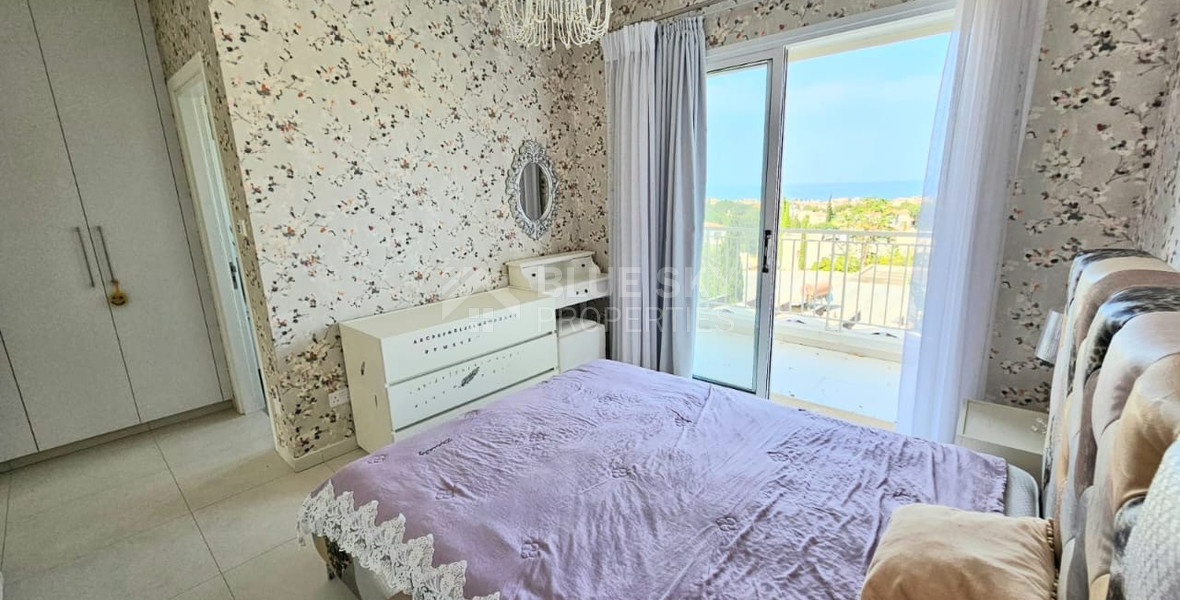 Three bedroom Spacious Partially Furnished Apartment for Sale Chlorakas